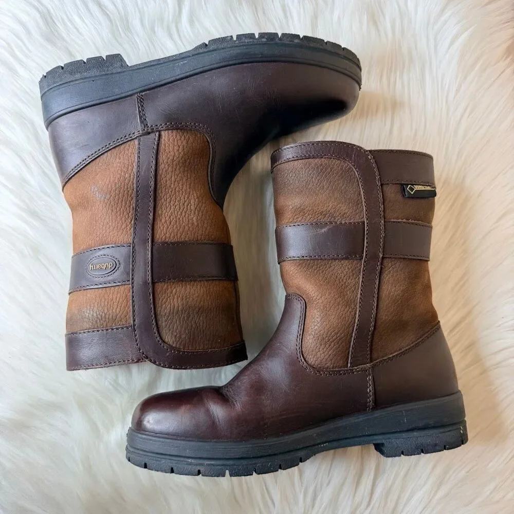 Dubarry Roscommon Country Boot From Galway Ireland Mid Goretex Brown Size 37